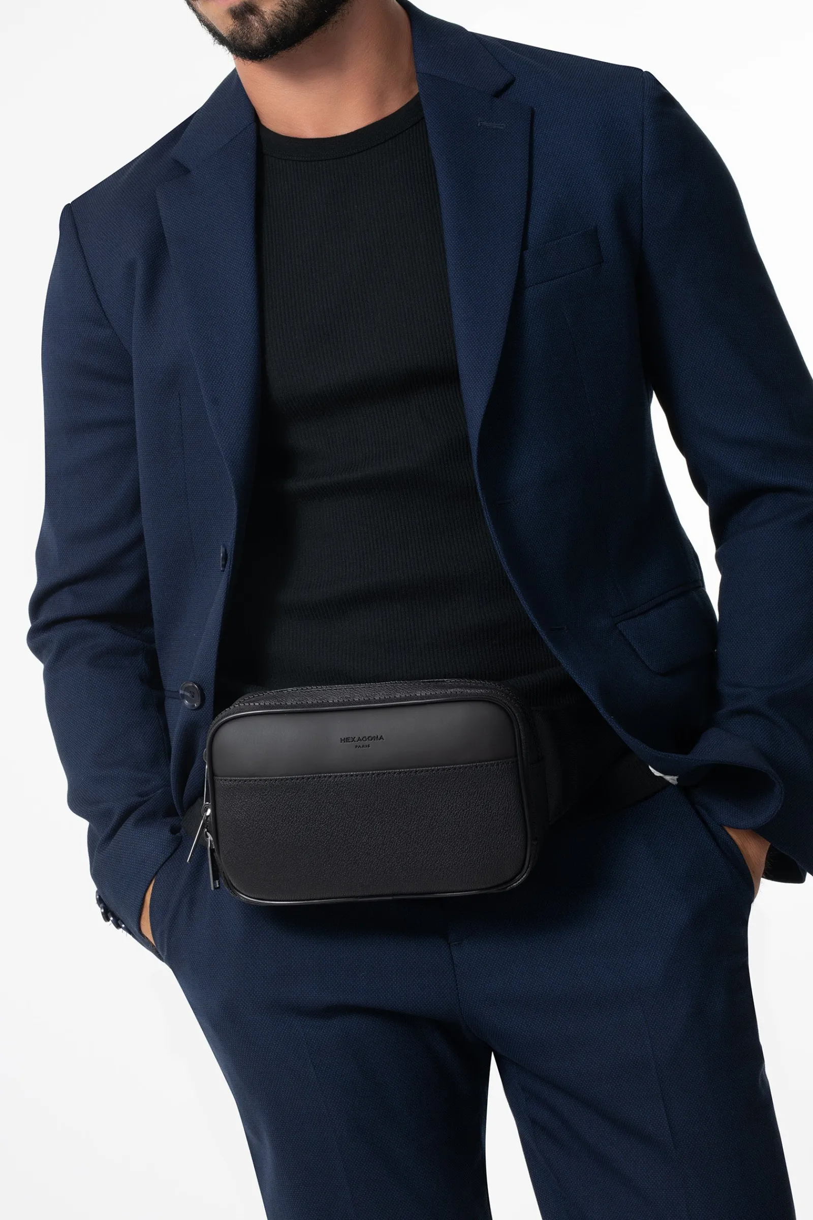 Hexagona Shoulder Bag & Belt Bag<Banana bag