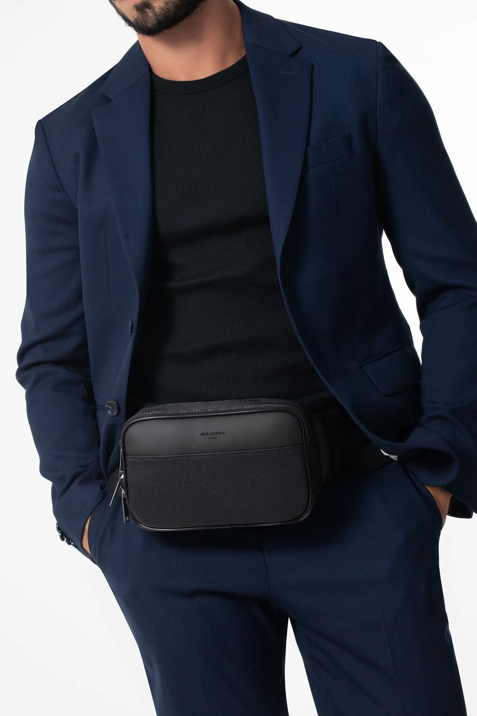 Hexagona Shoulder Bag & Belt Bag<Banana bag