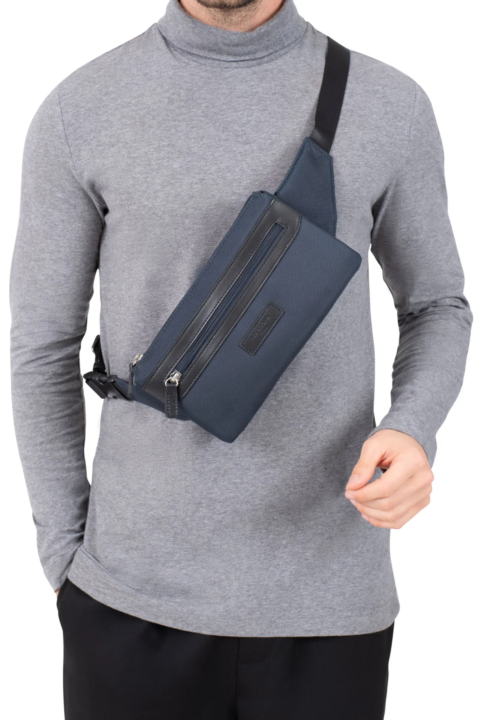 Hexagona Shoulder Bag & Belt Bag<Banana bag