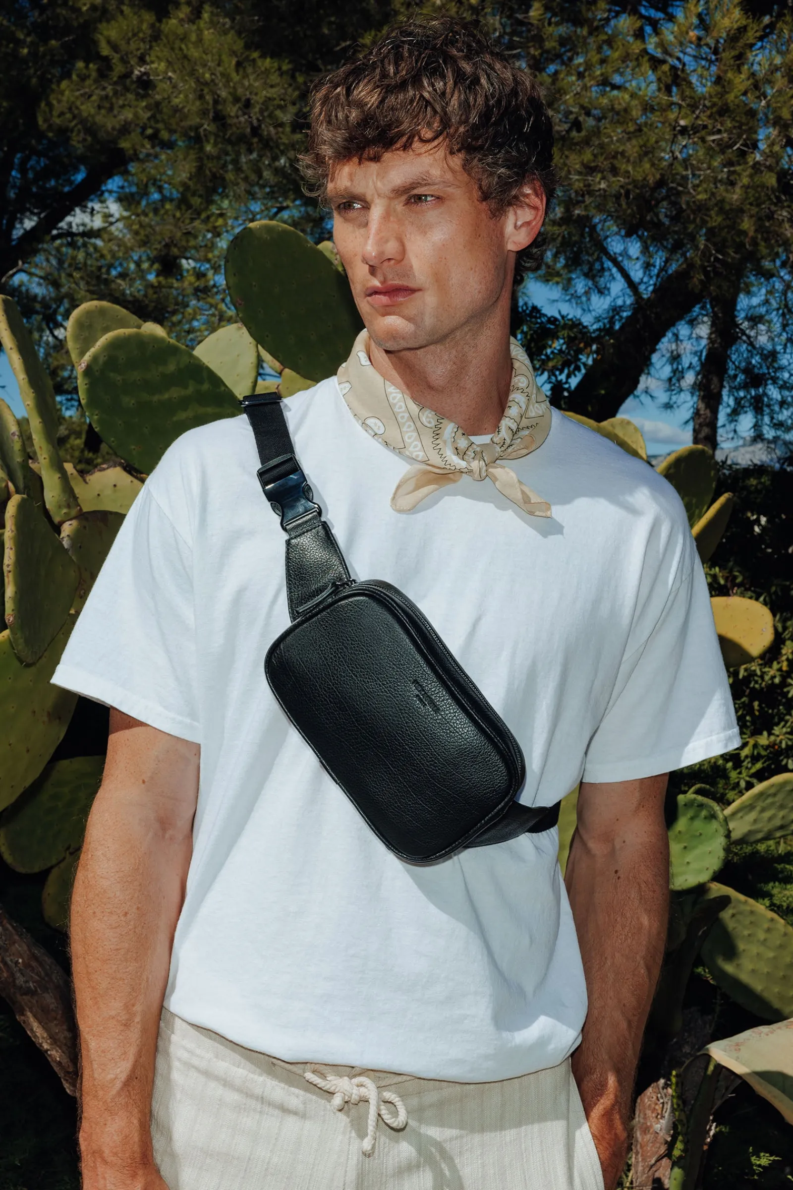 Hexagona Shoulder Bag & Belt Bag<Belt bag - Leather
