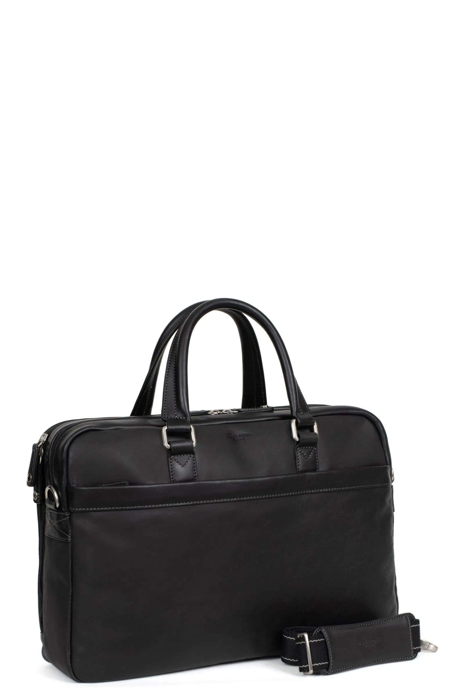 Hexagona Document Holder<Briefcase - 17" & A4 - Leather