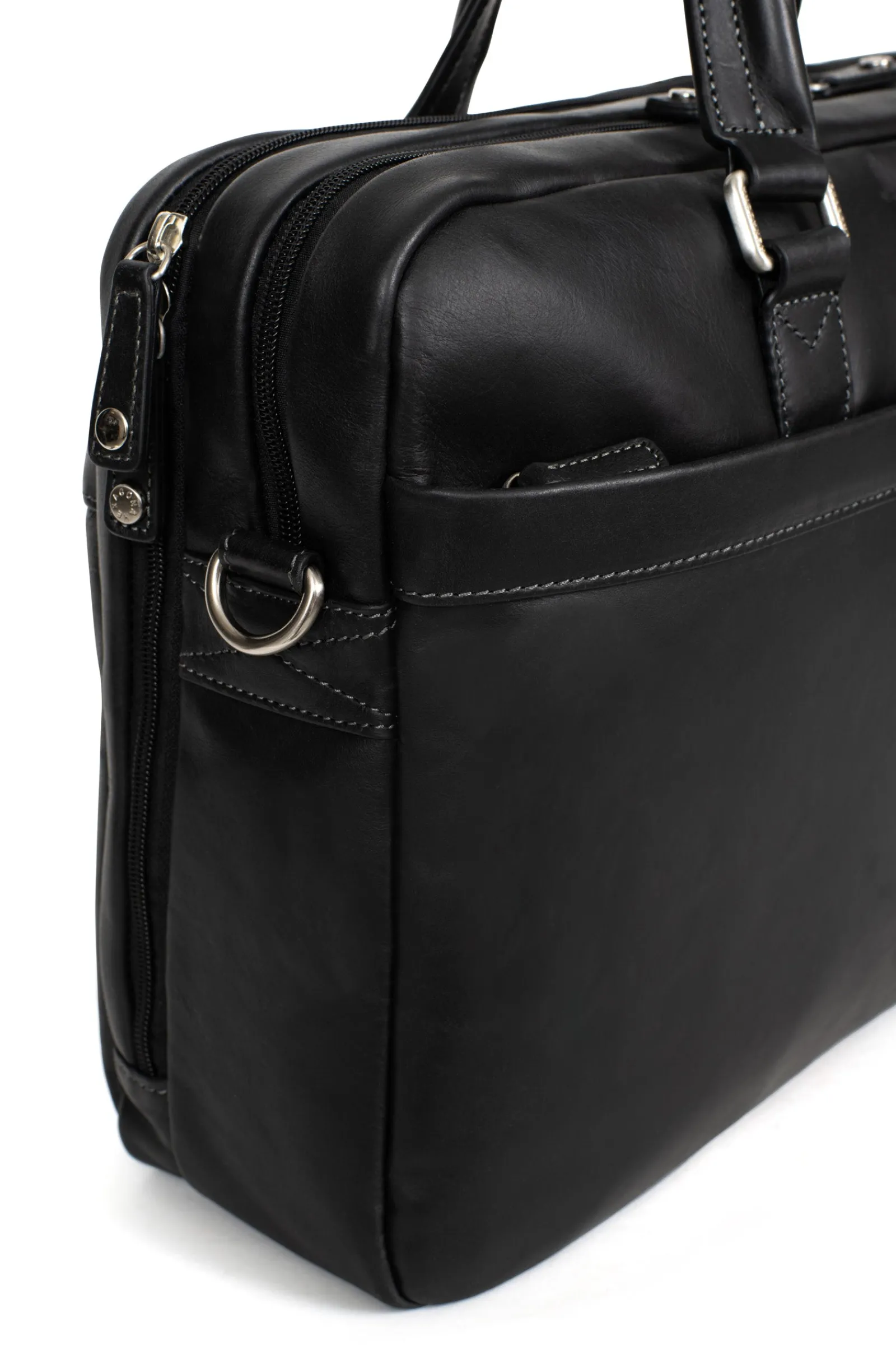 Hexagona Document Holder<Briefcase - 17" & A4 - Leather