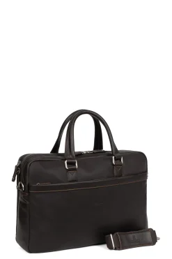 Hexagona Document Holder<Briefcase - 17" & A4 - Leather