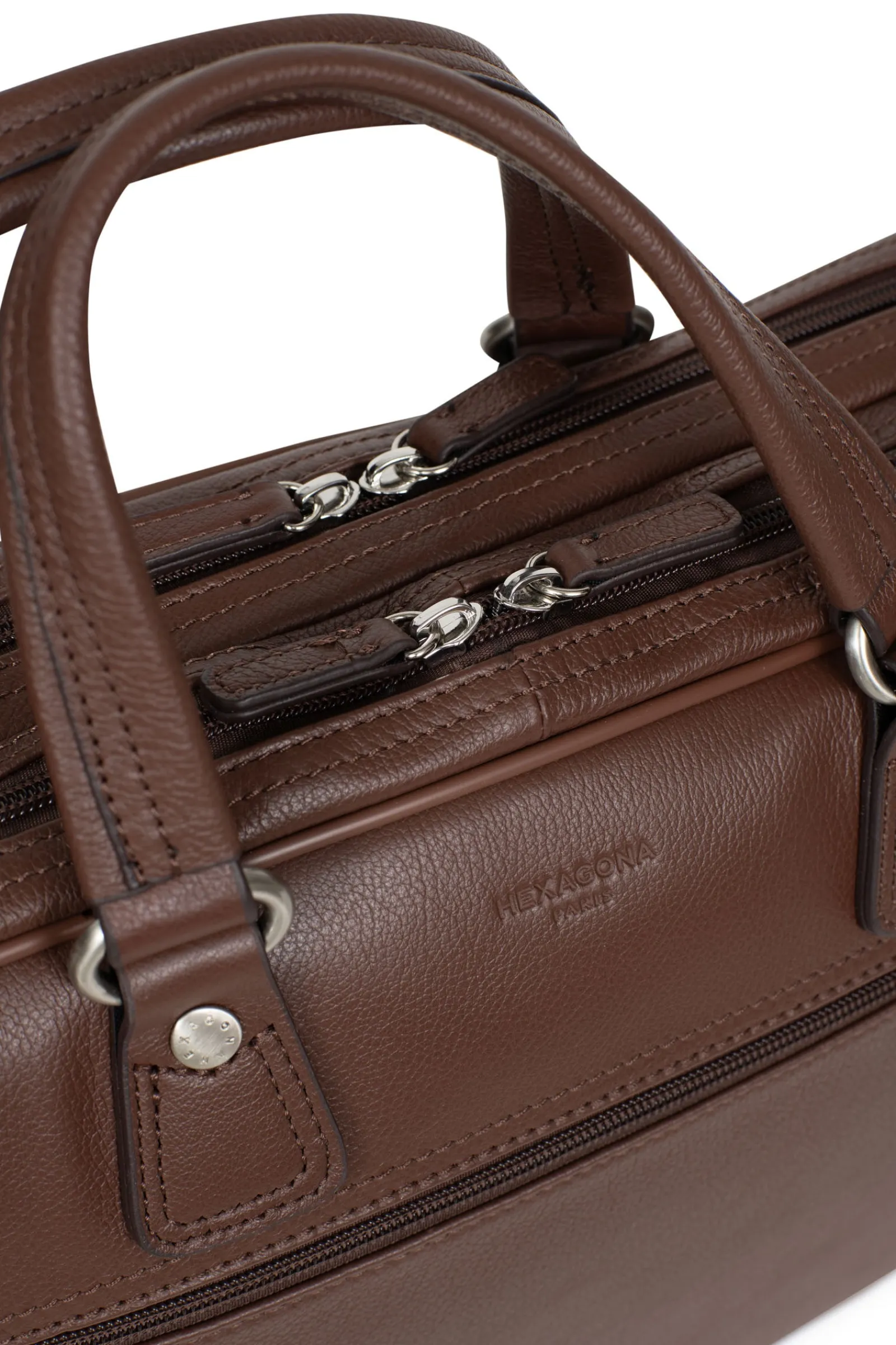 Hexagona Document Holder<Briefcase - A4 - Leather