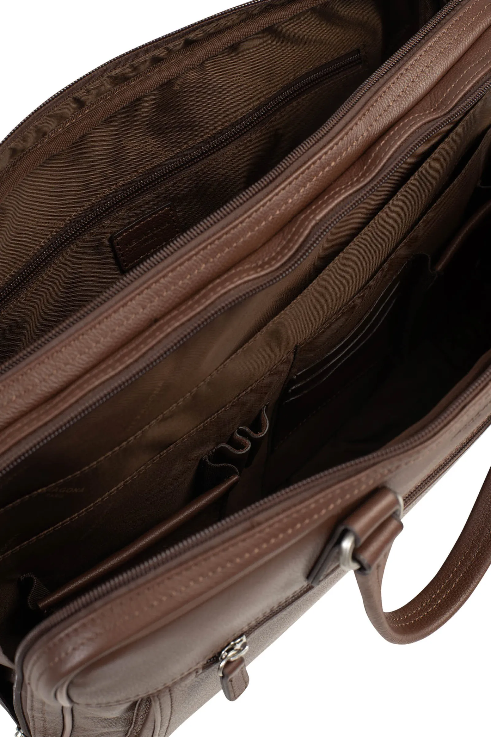 Hexagona Document Holder<Briefcase - A4 - Leather