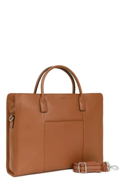 Women Hexagona Handbag<Briefcase - A4 - Leather