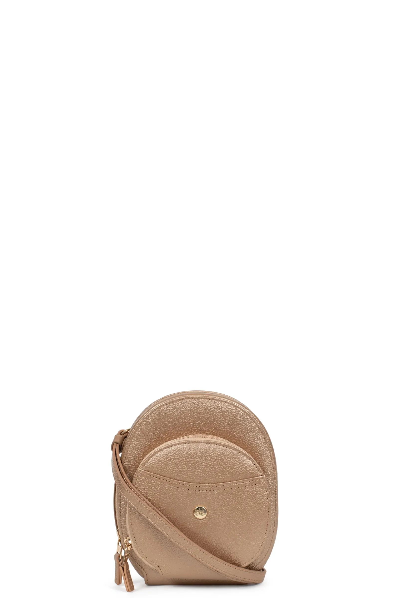 Women Hexagona Pouch & Belt Bag<Cellphone purse with card holder - RFID blocking - Leather