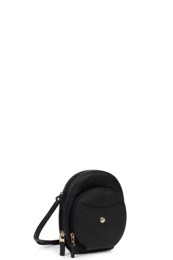 Women Hexagona Pouch & Belt Bag<Cellphone purse with card holder - RFID blocking - Leather
