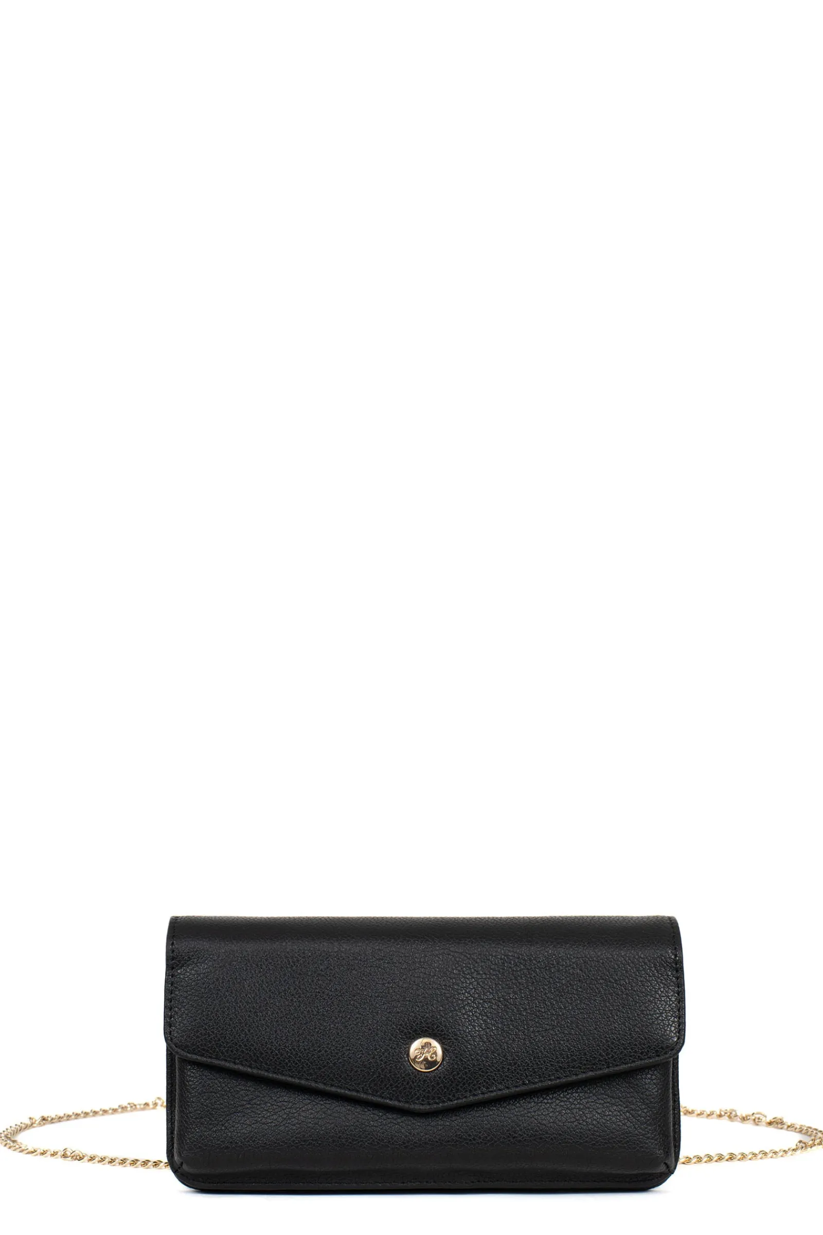 Women Hexagona Pouch & Belt Bag<Cellphone purse with wallet - 1 flap - RFID blocking - Leather