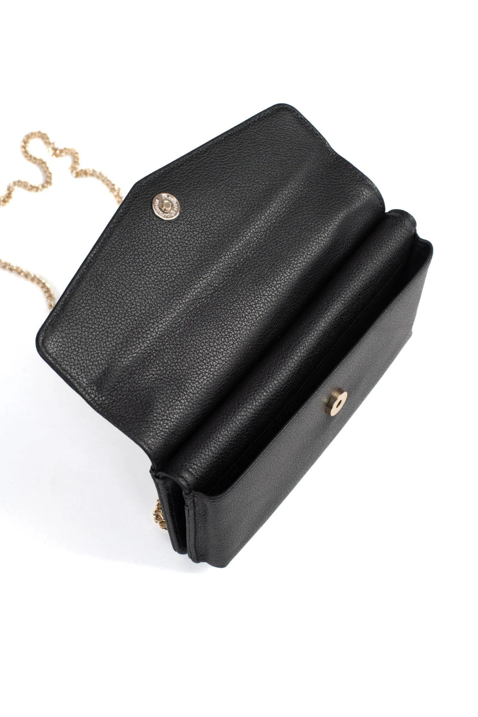 Women Hexagona Pouch & Belt Bag<Cellphone purse with wallet - 1 flap - RFID blocking - Leather