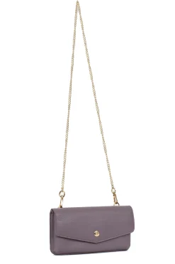 Women Hexagona Pouch & Belt Bag<Cellphone purse with wallet - 1 flap - RFID blocking - Leather
