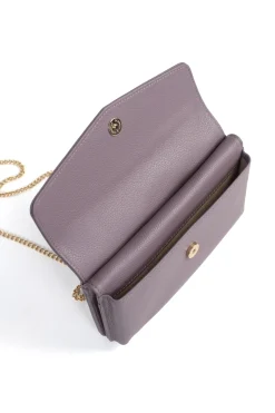 Women Hexagona Pouch & Belt Bag<Cellphone purse with wallet - 1 flap - RFID blocking - Leather