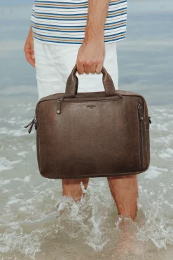 Hexagona Document Holder|Backpack<Convertible bag - 13" & A4 - Leather