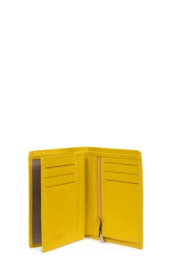 Women Hexagona Wallet<European wallet - 2 flaps - Leather