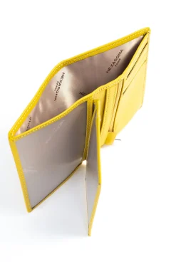 Women Hexagona Wallet<European wallet - 2 flaps - Leather