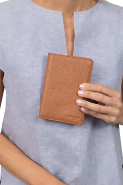 Women Hexagona Wallet<European wallet - 2 flaps - Leather