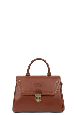 Women Hexagona Handbag<Handbag with 1 handle - Leather