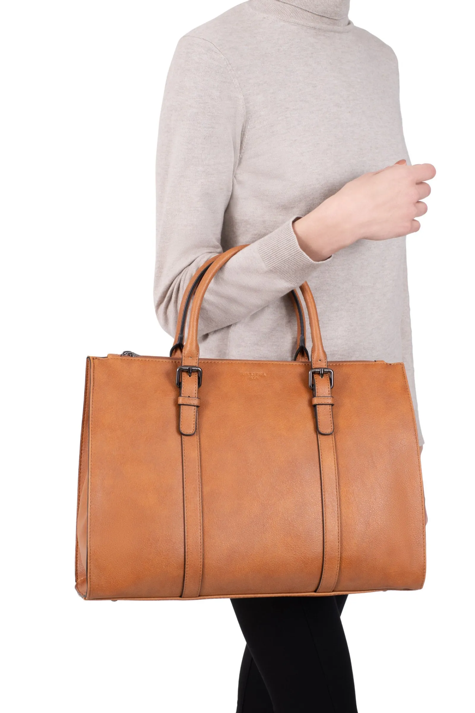 Women Hexagona Handbag<Handbag with 2 handles - A4