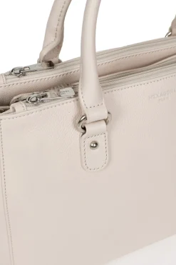 Women Hexagona Handbag<Handbag with 2 handles - A4 - Leather