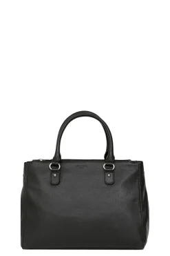 Women Hexagona Handbag<Handbag with 2 handles - A4 - Leather