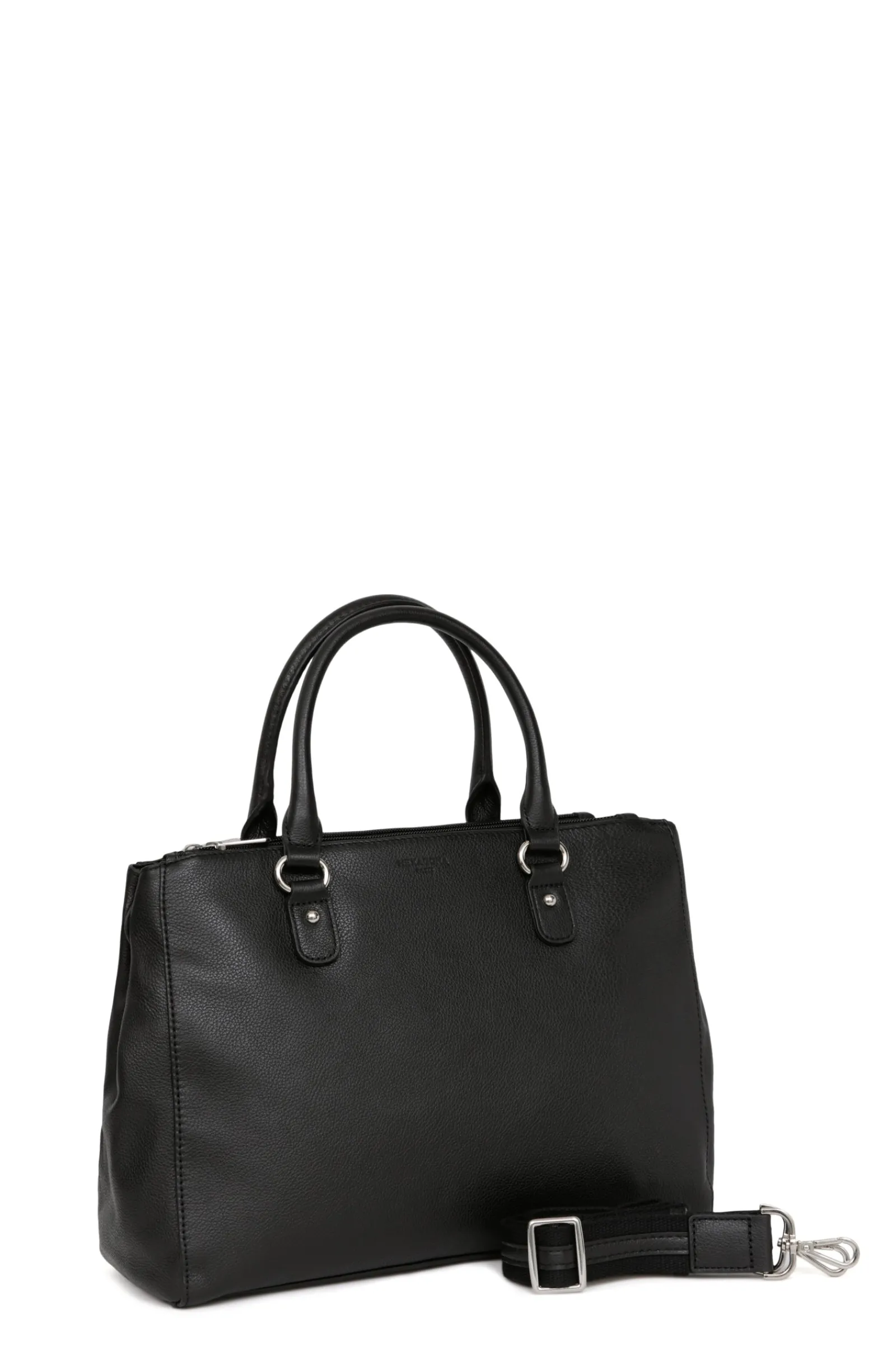 Women Hexagona Handbag<Handbag with 2 handles - A4 - Leather