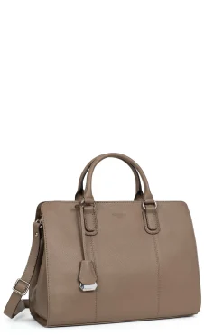 Women Hexagona Handbag<Handbag with 2 handles - Leather