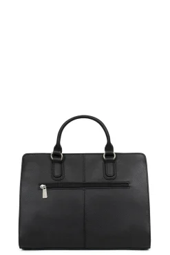 Women Hexagona Handbag<Handbag with 2 handles - Leather