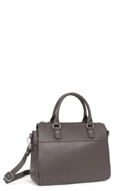 Women Hexagona Handbag<Handbag with 2 handles - Leather