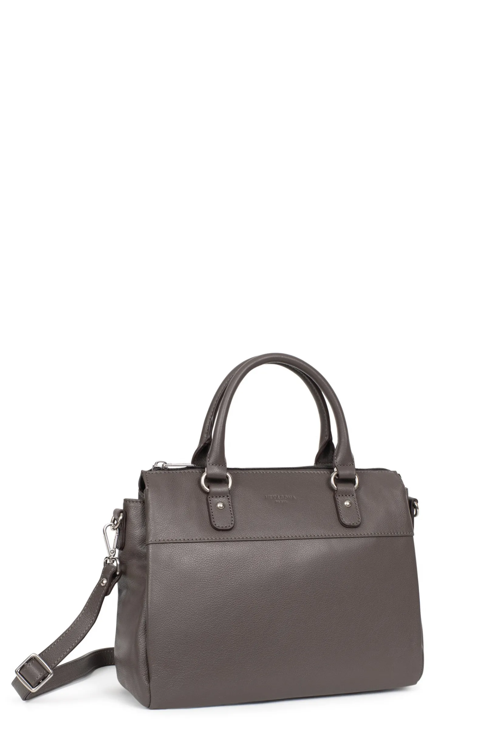 Women Hexagona Handbag<Handbag with 2 handles - Leather