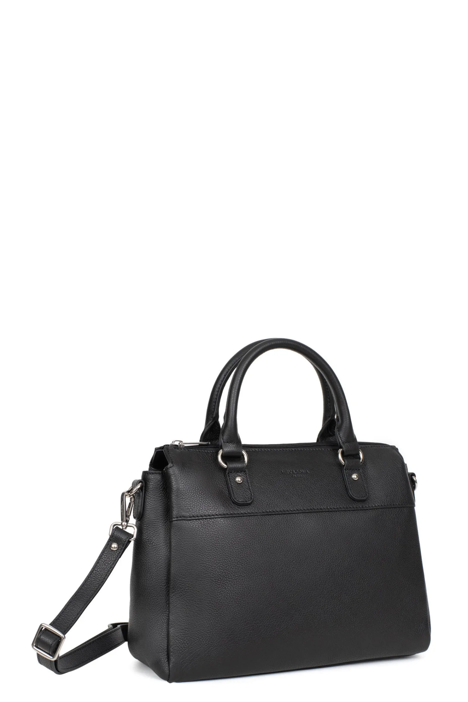 Women Hexagona Handbag<Handbag with 2 handles - Leather