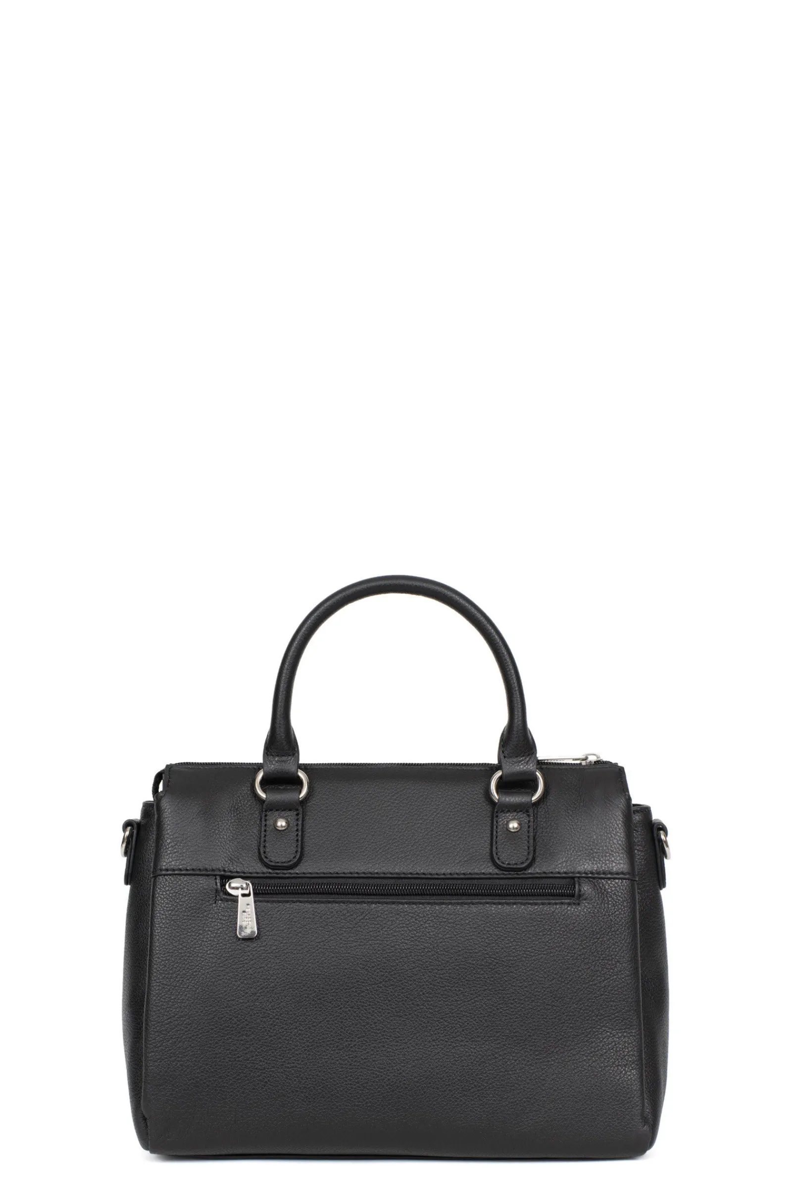 Women Hexagona Handbag<Handbag with 2 handles - Leather