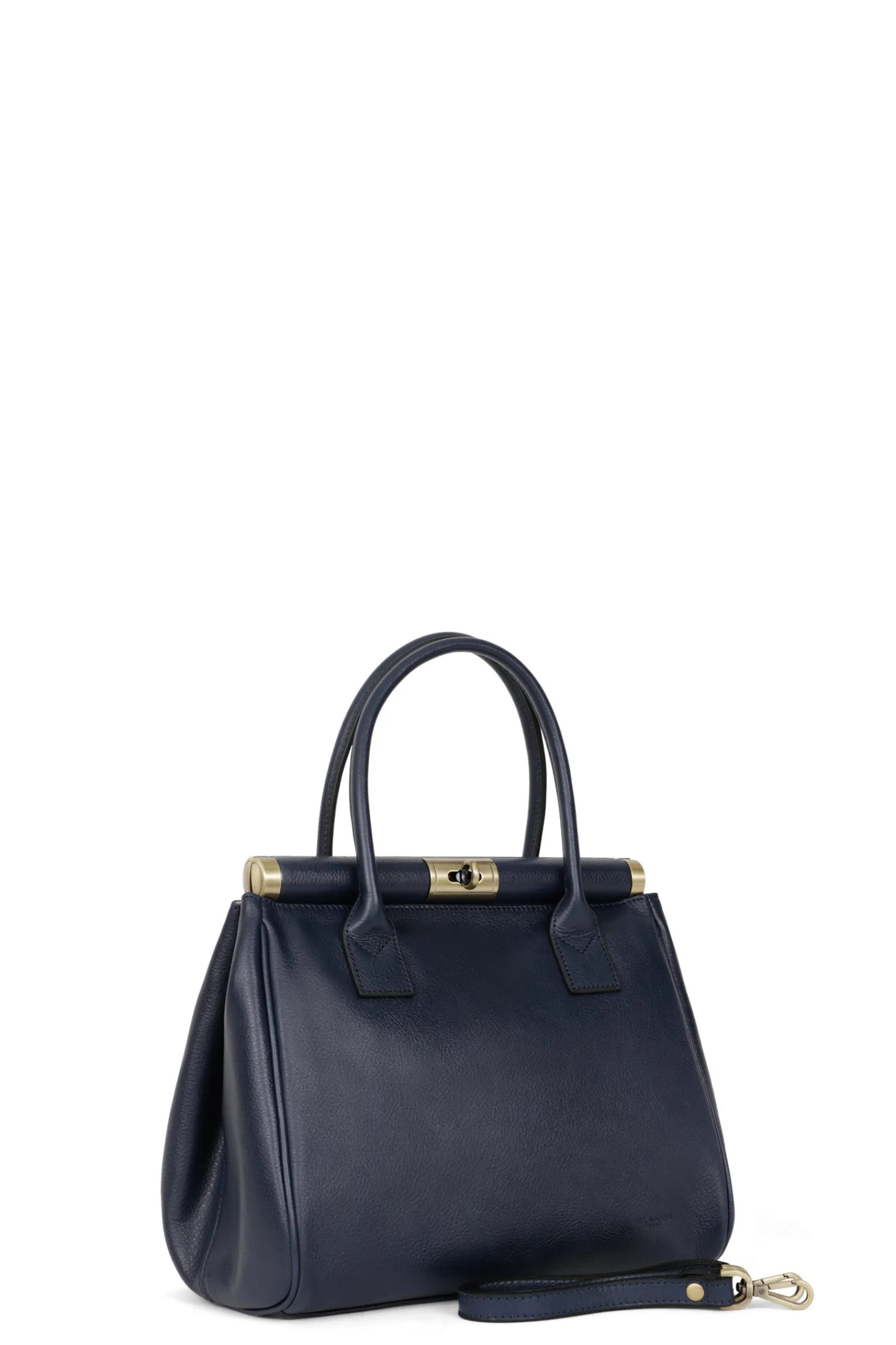 Women Hexagona Handbag<Handbag with 2 handles - Leather