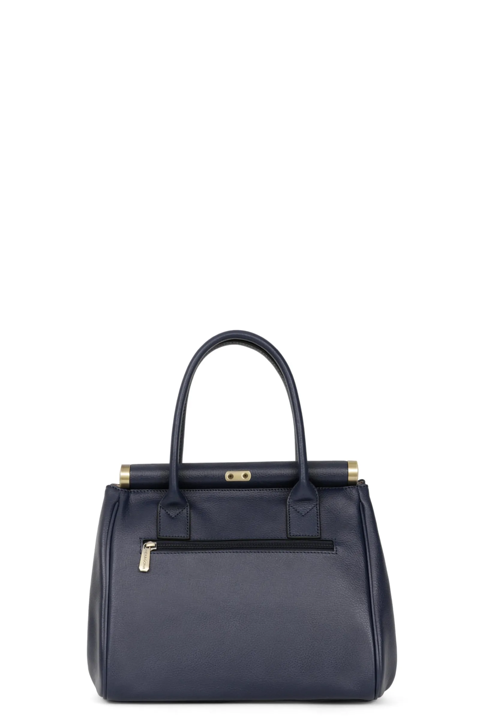 Women Hexagona Handbag<Handbag with 2 handles - Leather