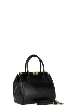 Women Hexagona Handbag<Handbag with 2 handles - Leather