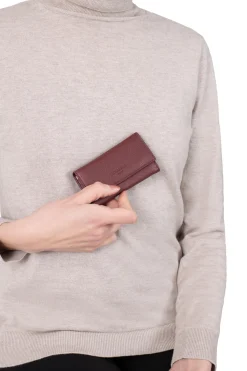 Women Hexagona Key Case<Key holder case - 2 flaps - Leather