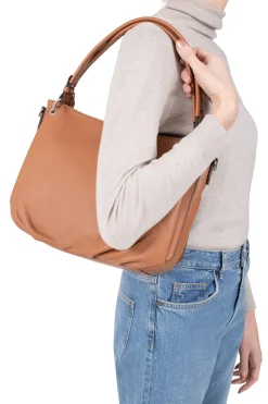 Women Hexagona Shoulder Bag<Messenger bag - Leather