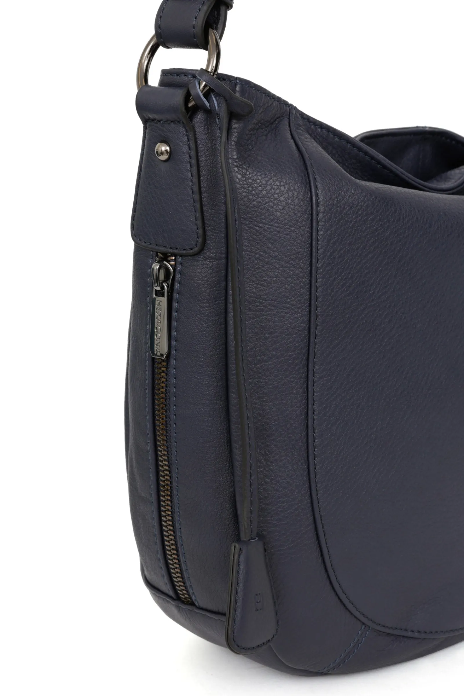 Women Hexagona Shoulder Bag<Messenger bag - Leather