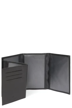 Hexagona Paper Holder & Money Clip<Paper holder - 3 flaps - RFID stop - Leather