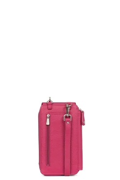 Women Hexagona Wallet|Pouch & Belt Bag<Phone pouch with wallet - Leather