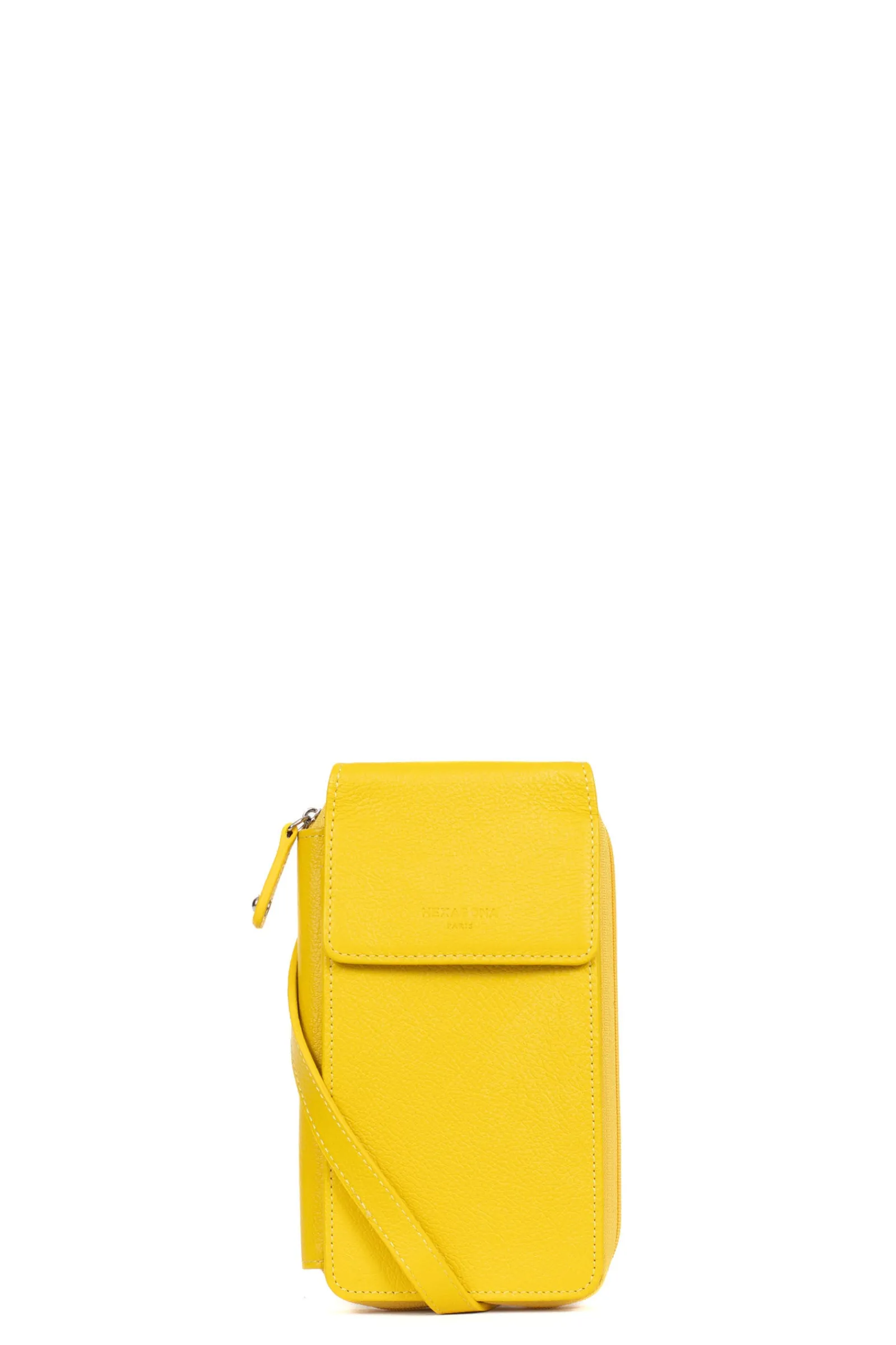 Women Hexagona Wallet|Pouch & Belt Bag<Phone pouch with wallet - Leather