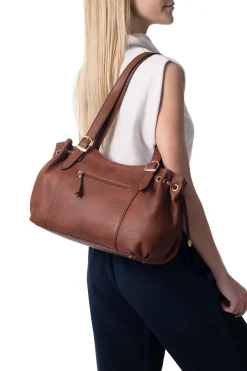 Women Hexagona Shoulder Bag<Shoulder bag with 2 handles