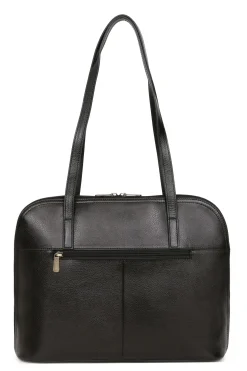 Women Hexagona Shoulder Bag<Shoulder bag with 2 handles - A4 - Leather