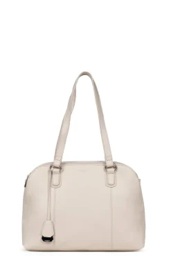 Women Hexagona Shoulder Bag<Shoulder bag with 2 handles - A4 - Leather