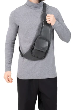 Hexagona Backpack|Shoulder Bag & Belt Bag<Single strap bag - Leather