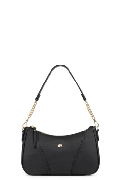 Women Hexagona Shoulder Bag<1-strapped shoulder bag - Leather
