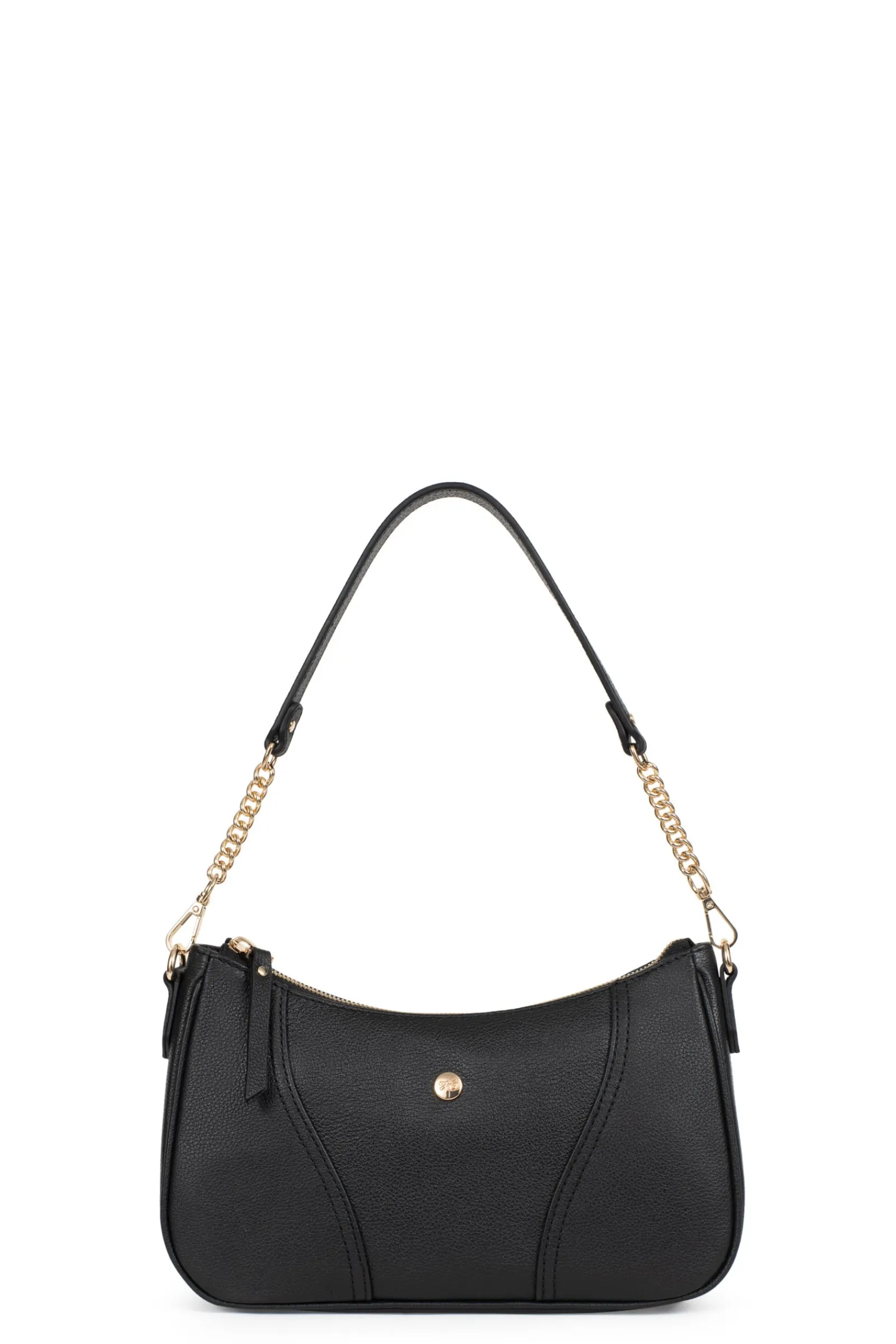 Women Hexagona Shoulder Bag<1-strapped shoulder bag - Leather