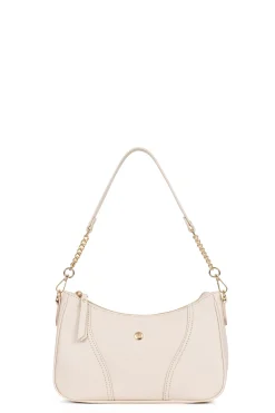 Women Hexagona Shoulder Bag<1-strapped shoulder bag - Leather