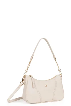 Women Hexagona Shoulder Bag<1-strapped shoulder bag - Leather