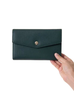 Women Hexagona Travel Companion<Travel wallet - 2 flaps - RFID blocking - Leather
