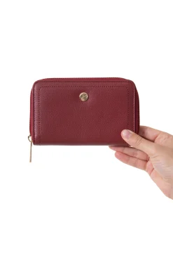 Women Hexagona Wallet<Wallet - RFID blocking - Leather